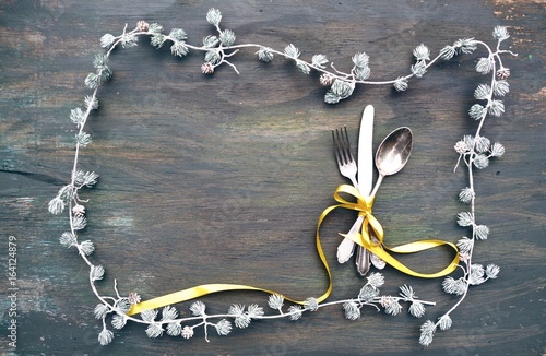 Weihnachtliche Tischdekorat...