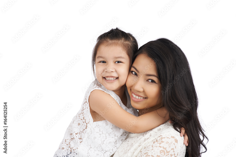 Happy mother and daughter Happy mother and daughter
