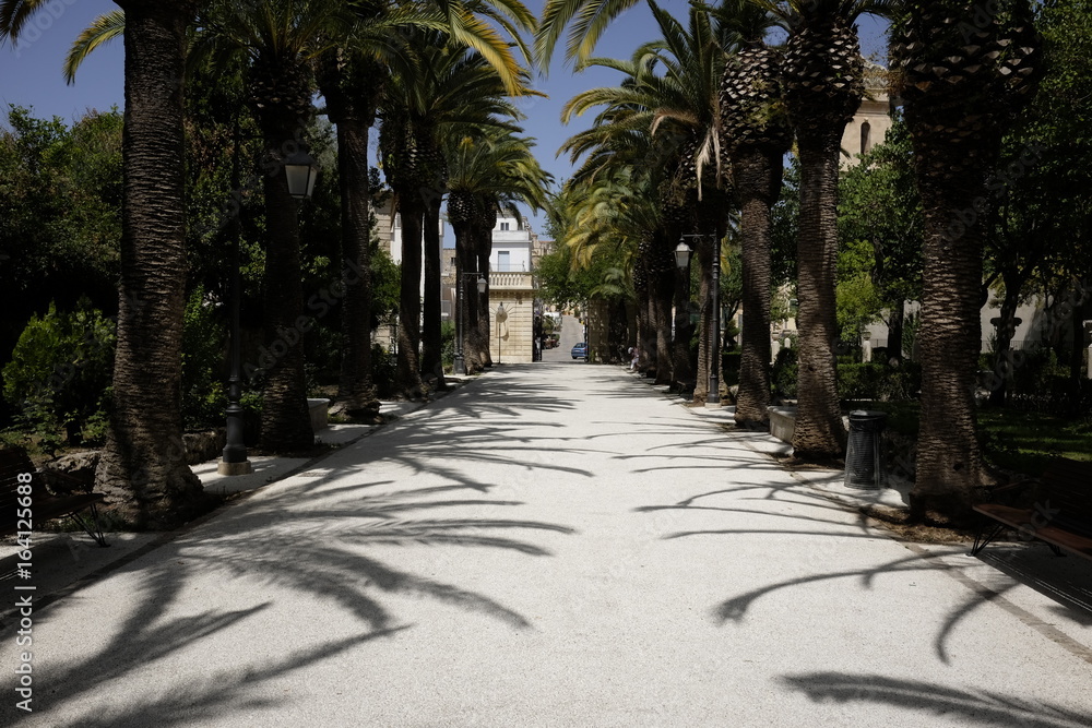 Obraz premium ragusa ibla garden