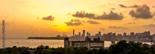 Panoramic Cityscape of Marinedrive mumabi photo