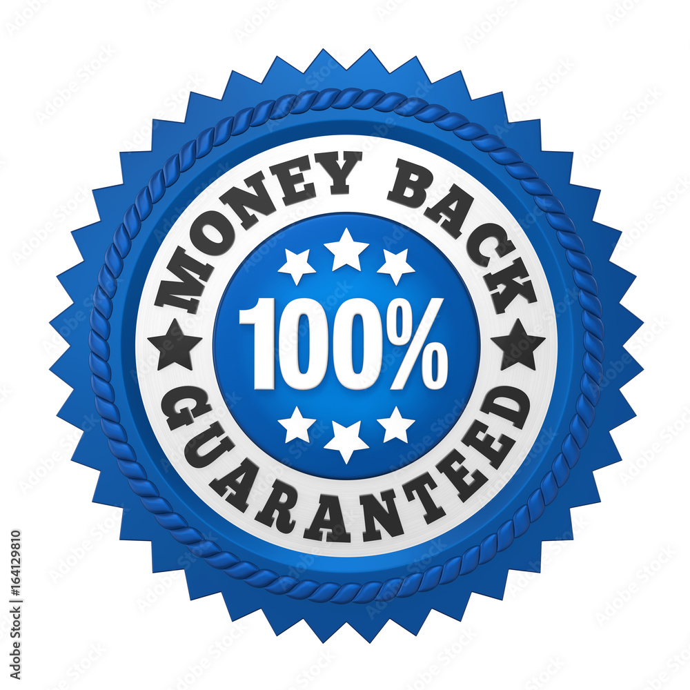 Money Back Guaranteed Label Isolated Money Back Guaranteed Label Isolated