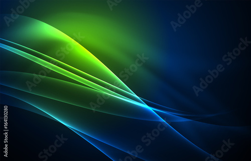 Vector polar lights concept background