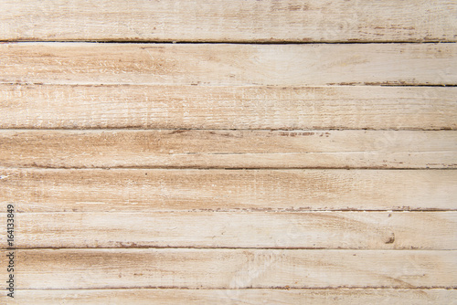 Top view of brown rustic wooden background with horizontal planks