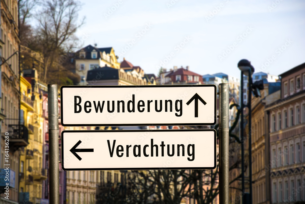Schild 206 - Bewunderung Schild 206 - Bewunderung