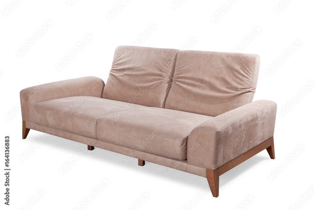 Fototapeta premium Sofa on a white background 