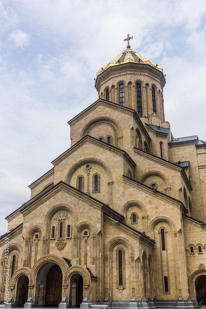 Sameba is The Holy Trinity Cathedral of Tbilisi in Georgia.