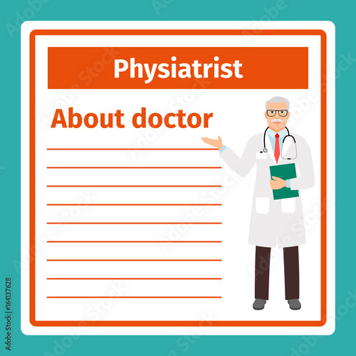 Medical notes about physiatrist