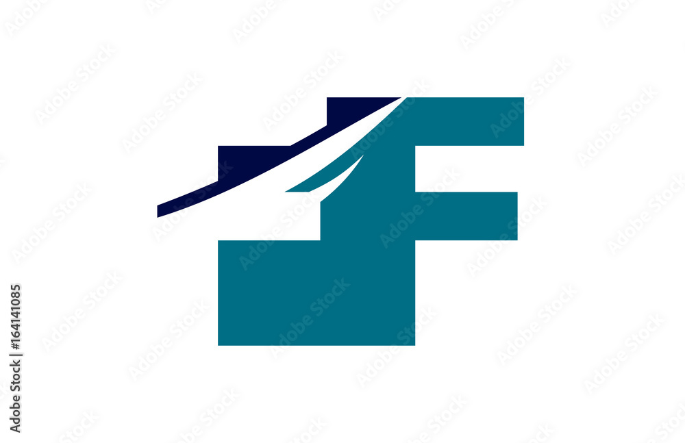 FF Negative Space Square Swoosh Letter Logo FF Negative Space Square Swoosh Letter Logo