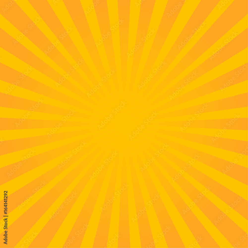 Yellow ray radiating background Yellow ray radiating background