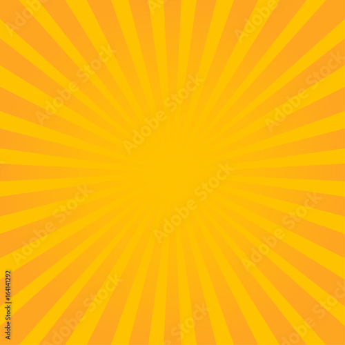 Yellow ray radiating background