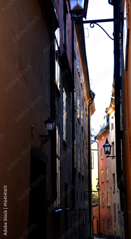 Darsk streets of Stockholm