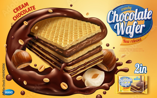 Chocolate wafer ads