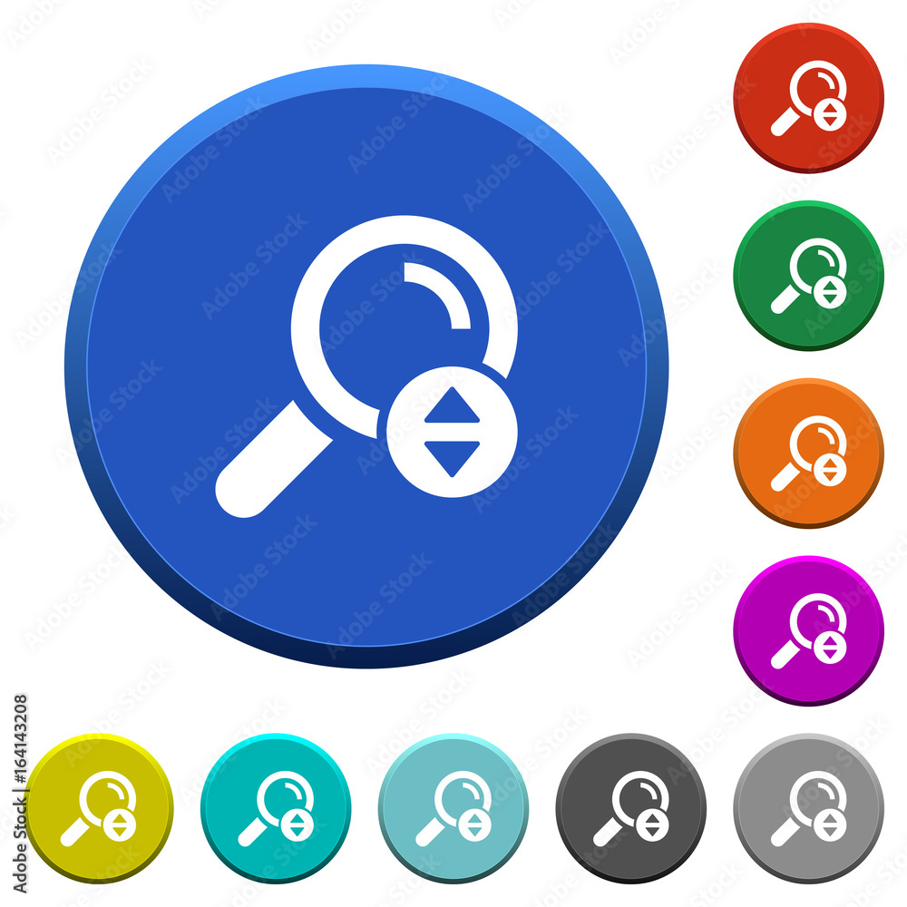 Scrolling search results beveled buttons Scrolling search results beveled buttons
