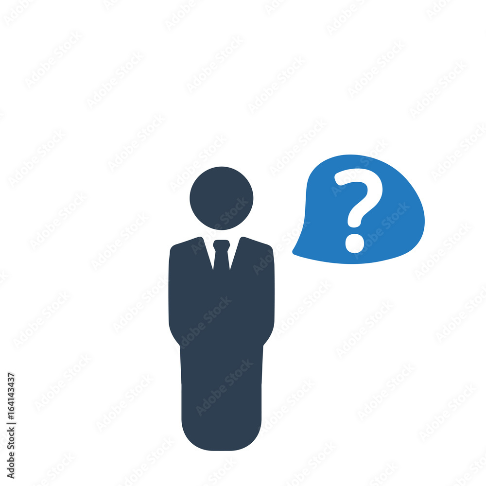 Business Question Icon Business Question Icon