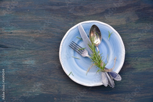 Tischdekoration - Teller mi...