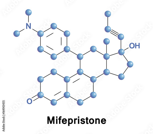 Mifepristone, also known as RU-486, is a medication typically used with misoprostol to bring about an abortion.