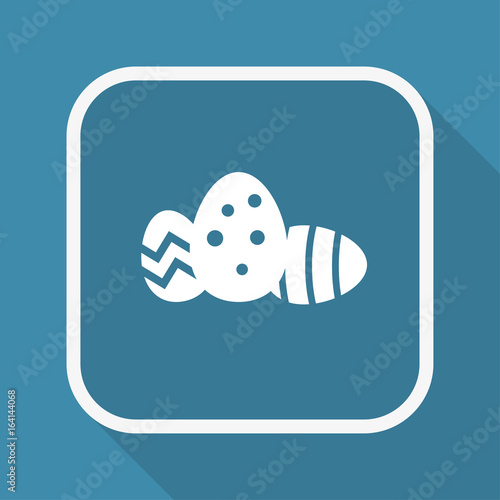 App Button mit Schatten - Ostereier