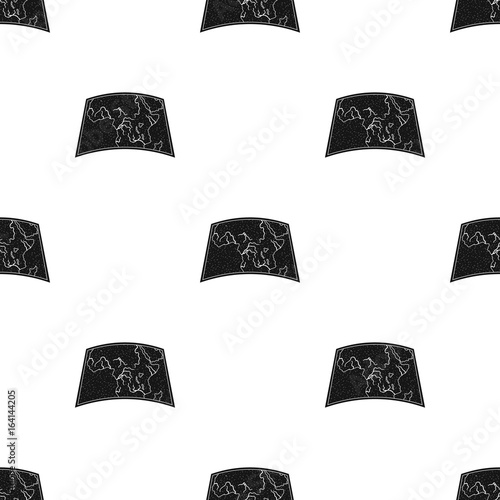 Map of mainland Africa.African safari single icon in black style vector symbol stock illustration web.