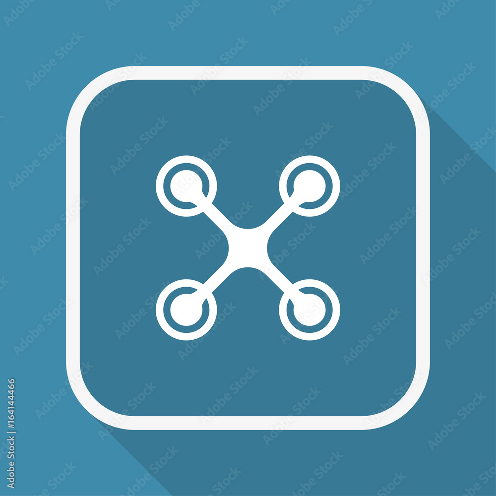 App Button mit Schatten - Quadrocopter App Button mit Schatten - Quadrocopter