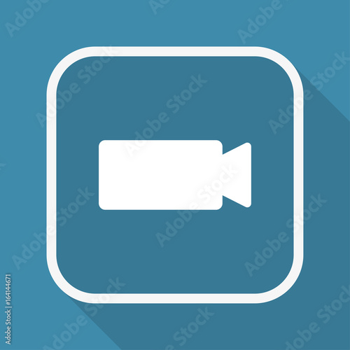 App Button mit Schatten - Filmkamera