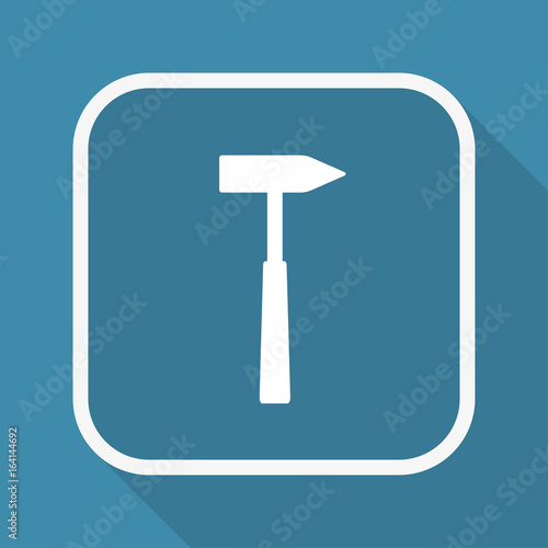 App Button mit Schatten - Hammer