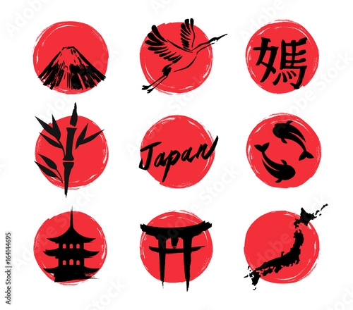 sketch Japan icons