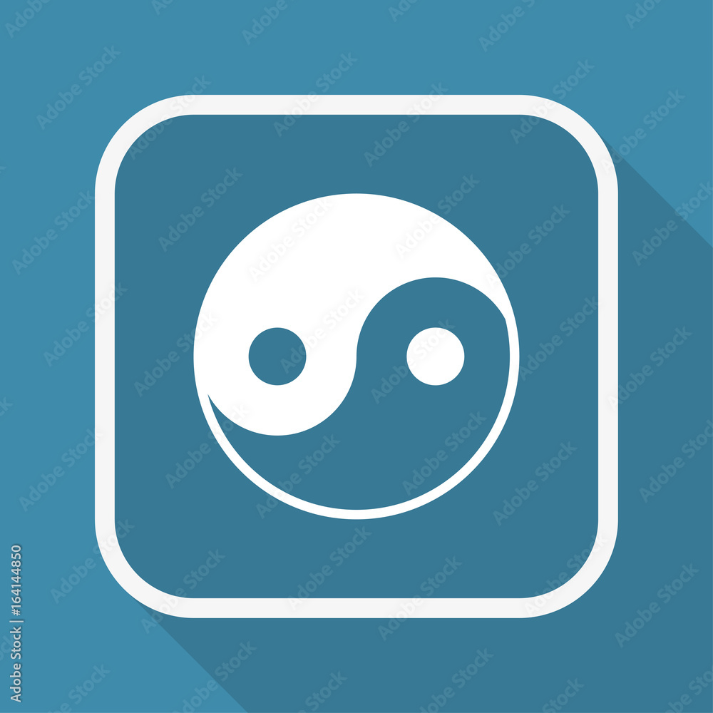 App Button mit Schatten - Yin Yang App Button mit Schatten - Yin Yang