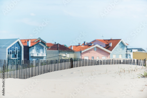 Fisherman's village Costa Nova. Aveiro. Portugal.