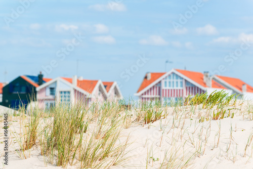 Fisherman's village Costa Nova. Aveiro. Portugal.
