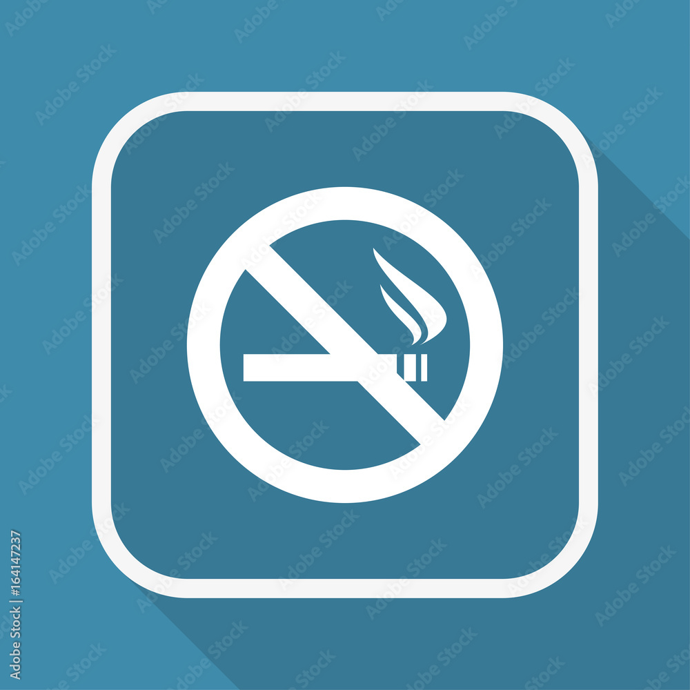 App Button mit Schatten - Rauchverbot App Button mit Schatten - Rauchverbot