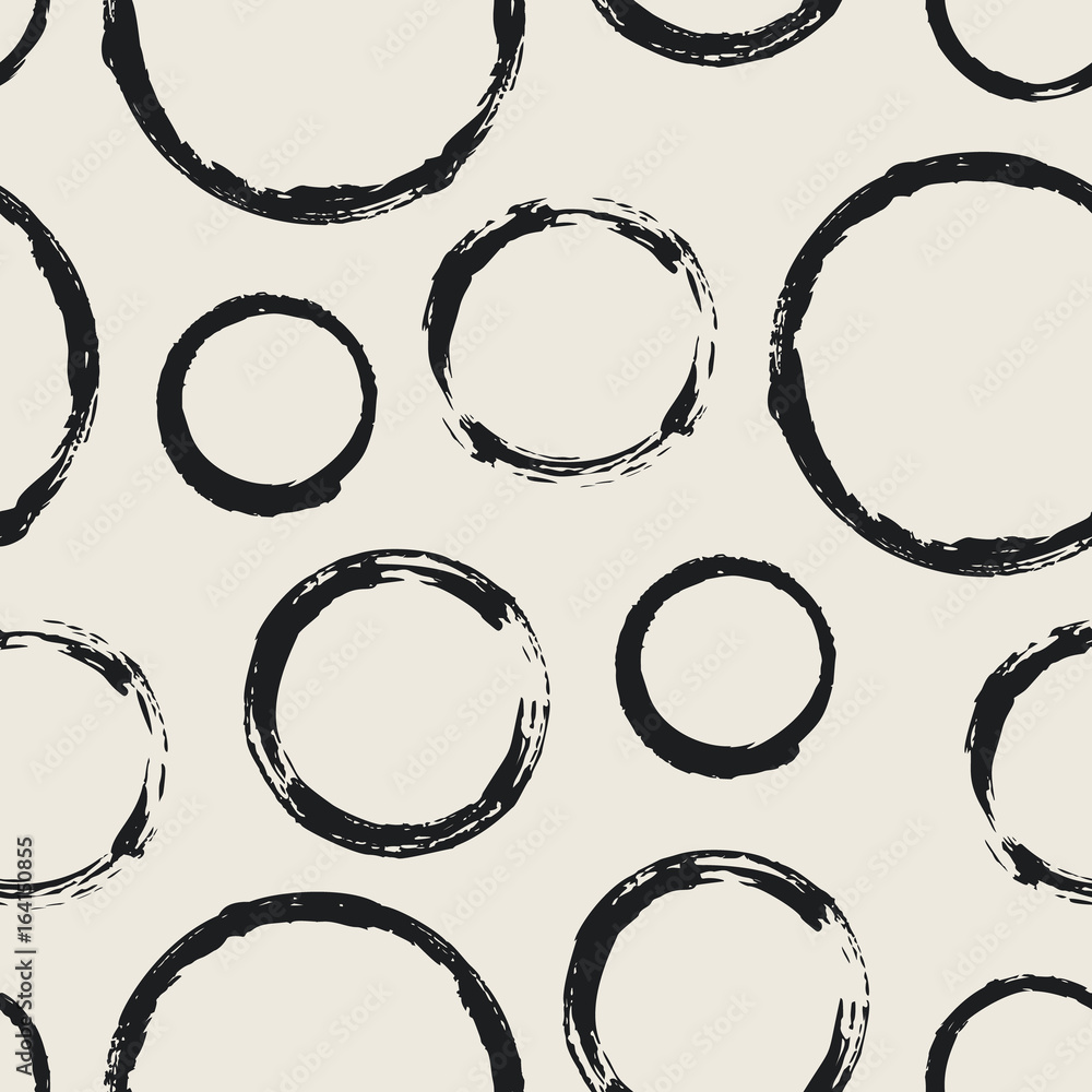 Seamless pattern with grunge circles Seamless pattern with grunge circles