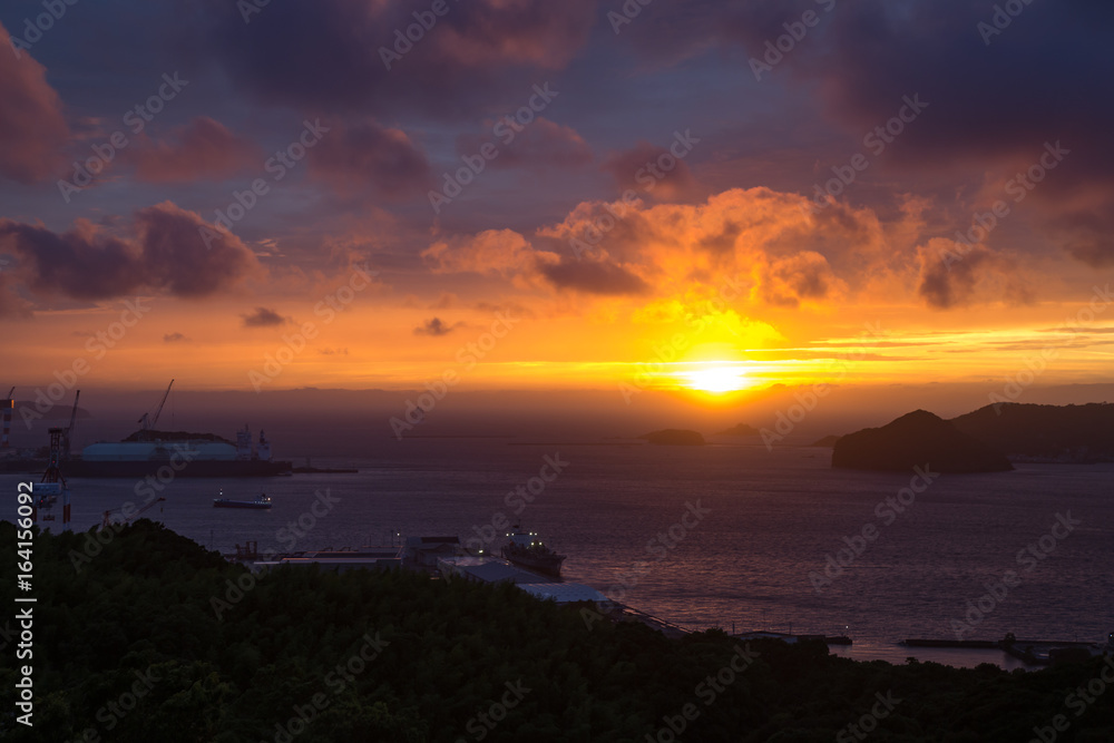 長崎の夕陽 長崎の夕陽