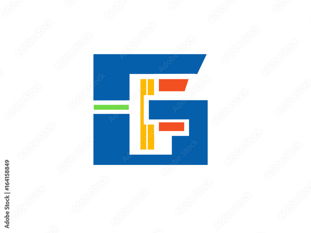 GF Initial Logo for your startup venture GF Initial Logo for your startup venture