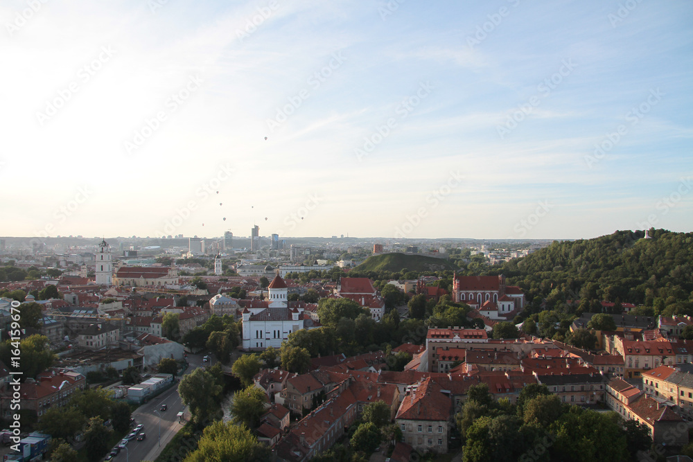 City of Vilnius (Lithuania), aerial view