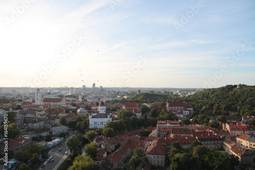 City of Vilnius (Lithuania), aerial view