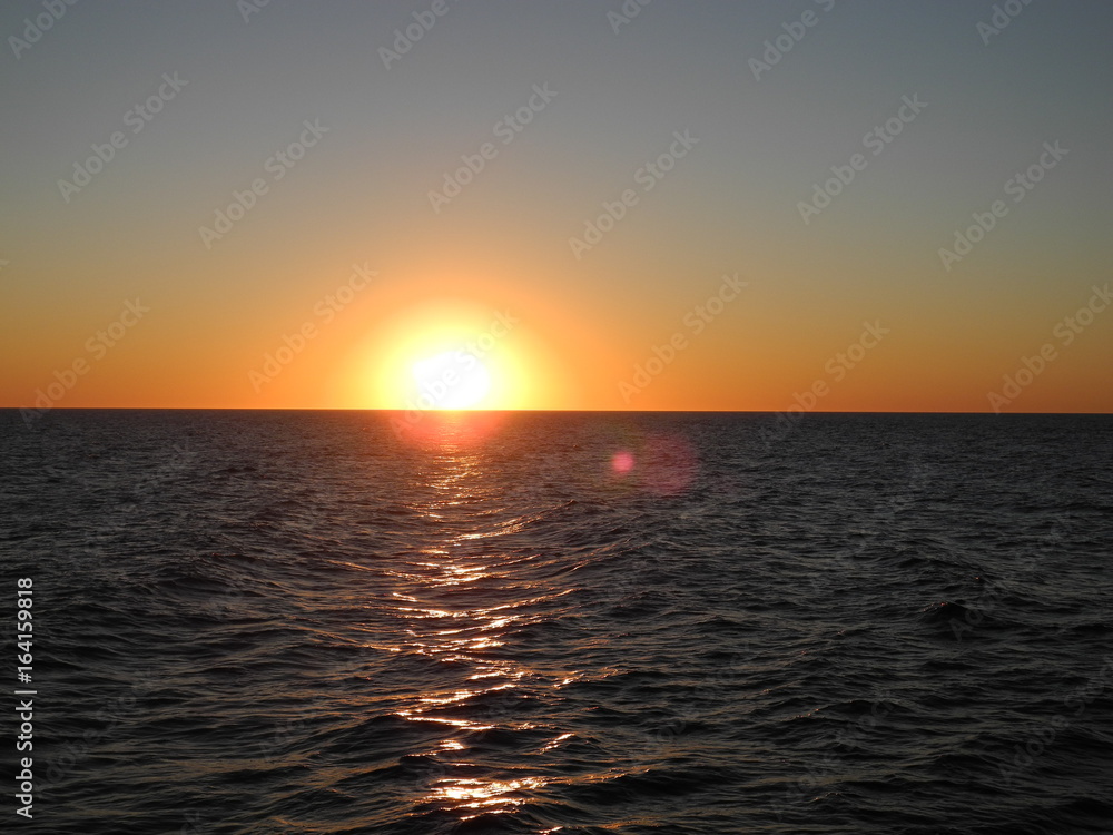 Naklejka premium Sunset