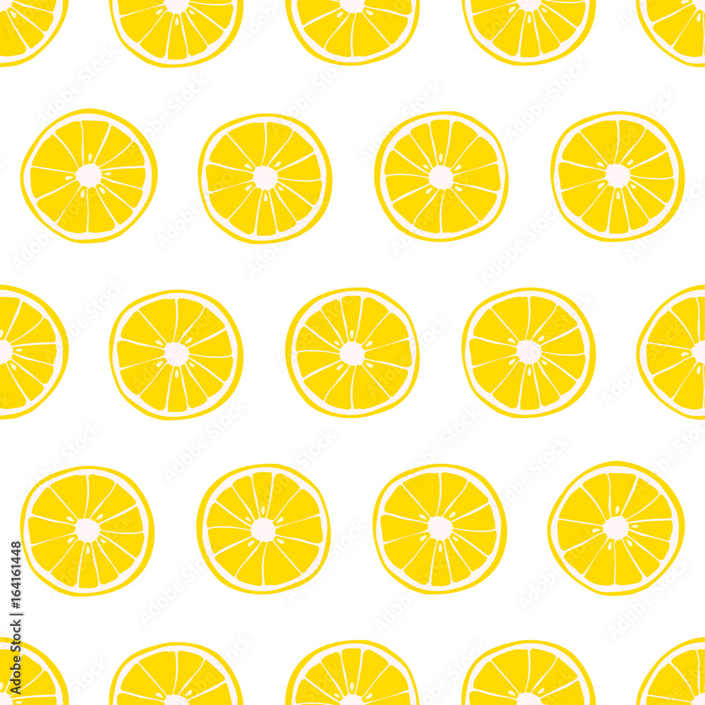 orange citrus pattern
