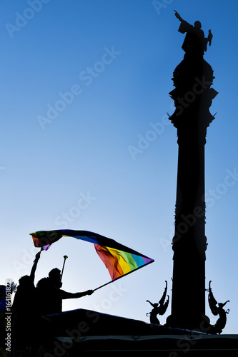 gay pride parade in Barcelona, Spain