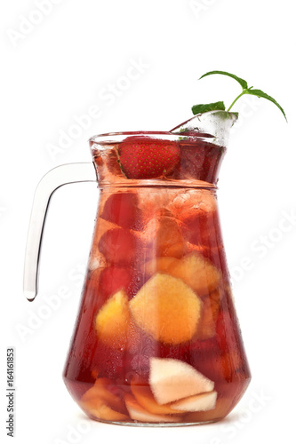 Fotografie pitcher of spanish sangria