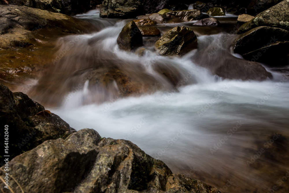 Flowing streams,long exposure Flowing streams,long exposure