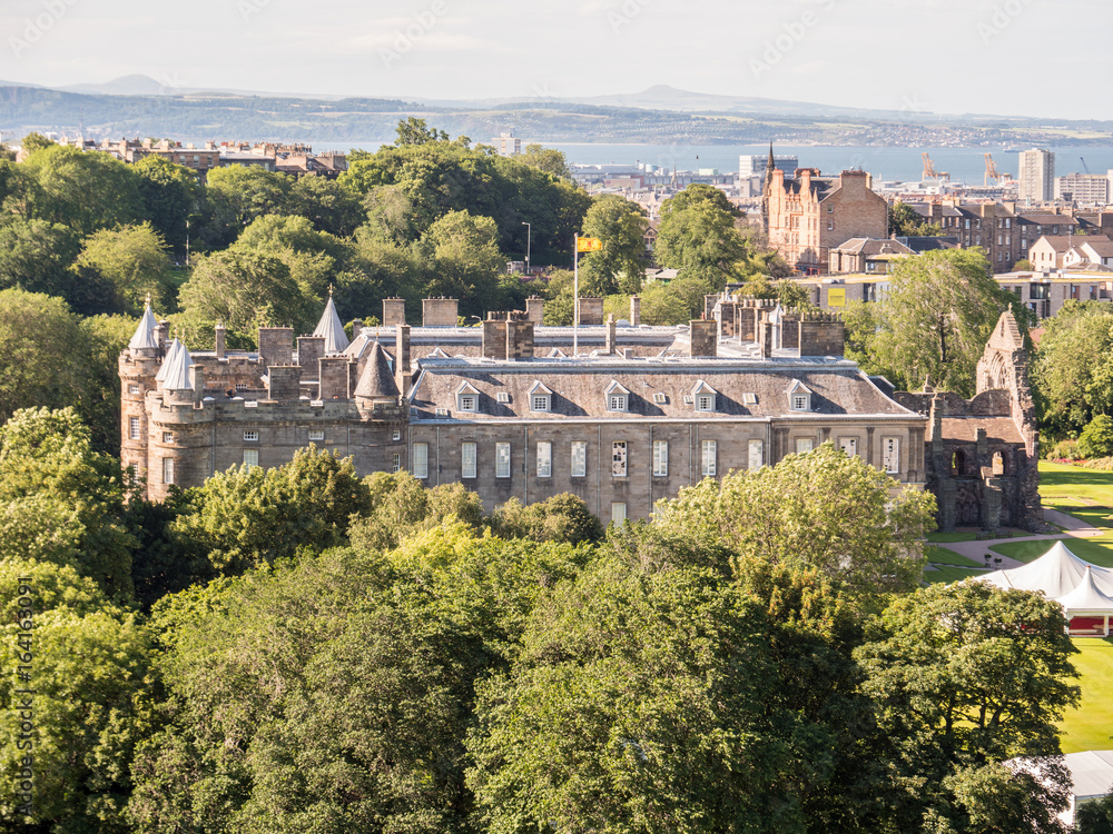 View of Castle from Arthurs Head Edinburgh