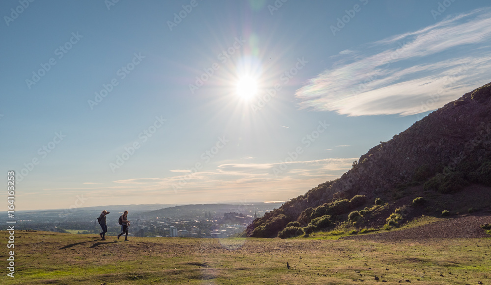 View from Arthurs Head Edinburgh