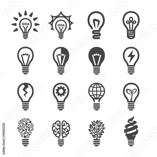 creative light bulb icon,vector illustration