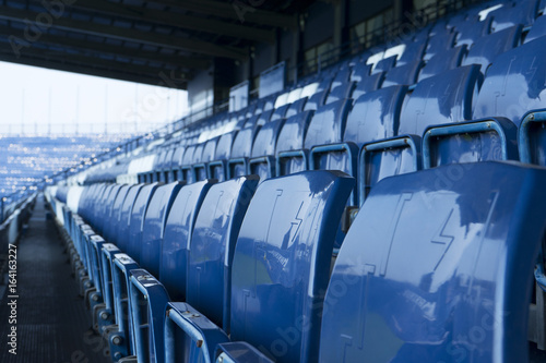 Empty seat in the stadium photo