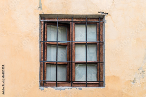 Vintage lattice window