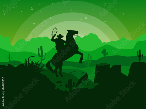 Wild west landscape