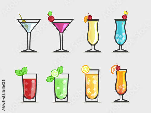 Summer cocktails for menu
