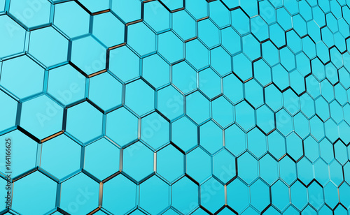 Abstract background from hexagons _1
