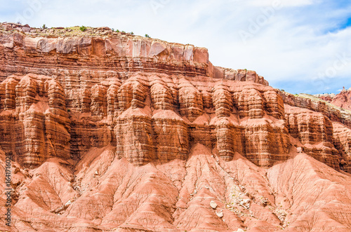 Red rock canyons in Capitol Reef National Park in Utah, USA