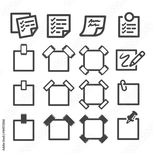 sticky note icon